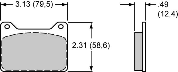 Pad Set, BP-10, 7912